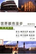 世界都市漫步 建筑文化 3 欧洲部分 罗马 佛罗伦萨 威尼斯 米兰 那不勒斯 西西里