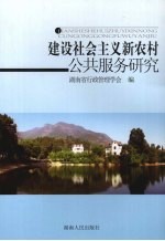 建设社会主义新农村公共服务研究