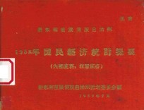 黔东南苗族侗族自治州 1958年国民经济统计提要