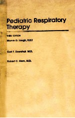 PEDIATRIC RESPIRATORY THERAPY THIRD EDITION