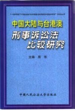 中国大陆与台、港、澳刑事诉讼法比较研究