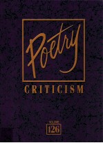 POETRY CRITICISM VOLUME 126