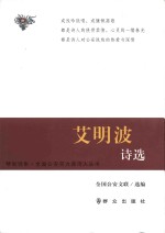 琴剑诗系·全国公安实力派诗人丛书 艾明波诗选