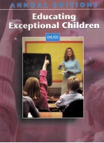 EDUCATING EXCEPTIONAL CHILDREN 04/05 SIXTEENTH EDITION