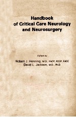 Handbook of critical care neurology and neurosurgery