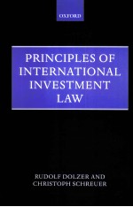 PRINCIPLES OF LNTERNATIONL INVESTMENT LAW