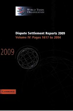 DISPUTE SETTLEMENT REPORTS 2009 VOLUME 4