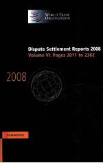 DISPUTE SETTLEMENT REPORTS 2008 VOLUME 6