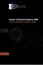 DISPUTE SETTLEMENT REPORTS 2009 VOLUME 3