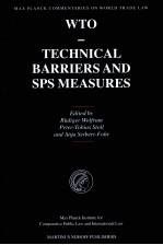 WTO-TECHNICAL BARRIERS AND SPS MEASURES