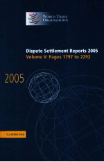 DISPUTE SETTLEMENT REPORTS 2005 VOLUME 5