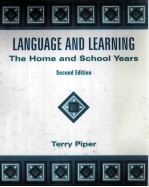 LANGUAGE AND LEARNING:THE HOME AND SCHOOL YEARS SECOND EDITON