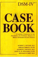 DSM-IV casebook : a learning companion to the Diagnostic and statistical manual of mental disorders