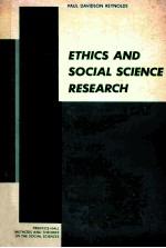 Ethics and social science research