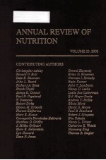 Annual Review of Nutrition: 2003 (Annual Review of Nutrition)