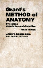 GRANT`S METHOD OF ANATOMY BY REGIONS DESCRIPTIVE AND DEDUCTIVE TENTH EDITION