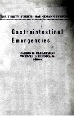 GASTROINTESTINAL EMERGENCIES THE THIRTY-FOURTH HAHNEMANN SYMPOSIUM