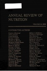 Annual Review of Nutrition: 2002 (Annual Review of Nutrition)