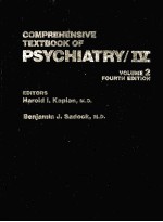 COMPREHENSIVE TEXTBOOK OF PSYCHIATRY IV VOLUME 2 FOURTH EDITION