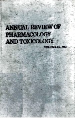 Annual Review of Pharmacology and Toxicology.