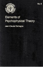 ELEMENTS OF PSYCHOPHYSICALTHEORY