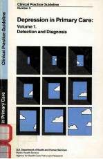 CLINICAL PRACTICE GUDIELINE NUMBER 5 DEPRESSION IN PRIMARY CARE VOLUME 1.DETECTION AND DIAGNOSIS