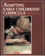 Adapting early childhood curricula : suggestions for meeting special needs