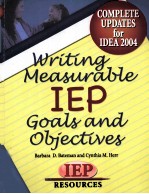 Writing Measurable IEP Goals and Objectives