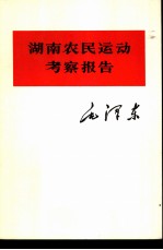 湖南农民运动考察报告