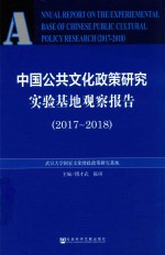 中国公共文化政策研究实验基地观察报告 2017-2018