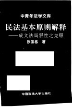 民法基本原则解释 成文法局限性之克服