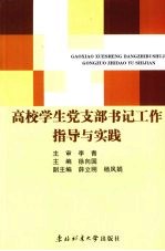 高校学生党支部书记工作指导与实践