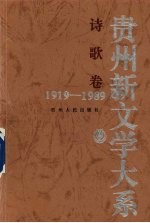 贵州新文学大系 1919-1989 诗歌卷