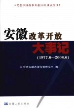 安徽改革开放大事记 1977.6-2008.6