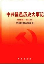 中共昌邑历史大事记 1949年10月-2004年12月