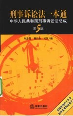 刑事诉讼法一本通  中华人民共和国刑事诉讼法总成  第5版