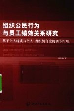 组织公民行为与员工绩效关系研究 基于个人特质与个人-组织契合度的调节作用