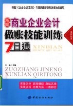 新编商业企业会计做账技能训练7日通 最新版本