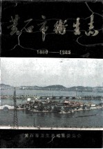 黄石市卫生志 1880-1985