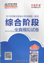 2016年度注册会计师全国统一考试综合阶段全真模拟试卷