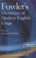 fowler's dictionary of modern english usage fourth dition