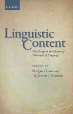 linguistic contentnew essays on the history of philosophy of language