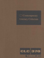 contemporary literary criticism volume 370