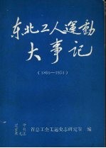 东北工人运动大事记 1860-1954