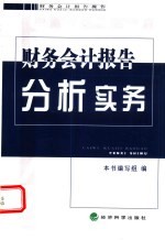 财务会计报告分析实务