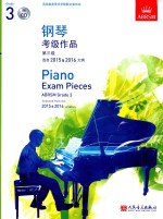 Piano Exam Pieces ABRSM Grade 3 Selected from the 2015&2016 syllabus=钢琴考级作品 第三级 选自2015&2016大纲