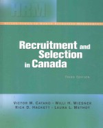 RECRUITMENT AND SELECTION IN CANADA THIRD EDITION