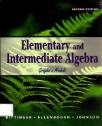 ELEMENTARY AND INTERMEDIATE ALGEBRA GRAPHS AND MODELS SECOND EDITION