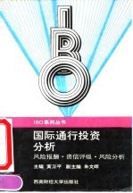 国际通行投资分析 风险报酬、资信评级、风险分析