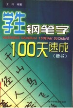 学生钢笔字100天速成 楷书